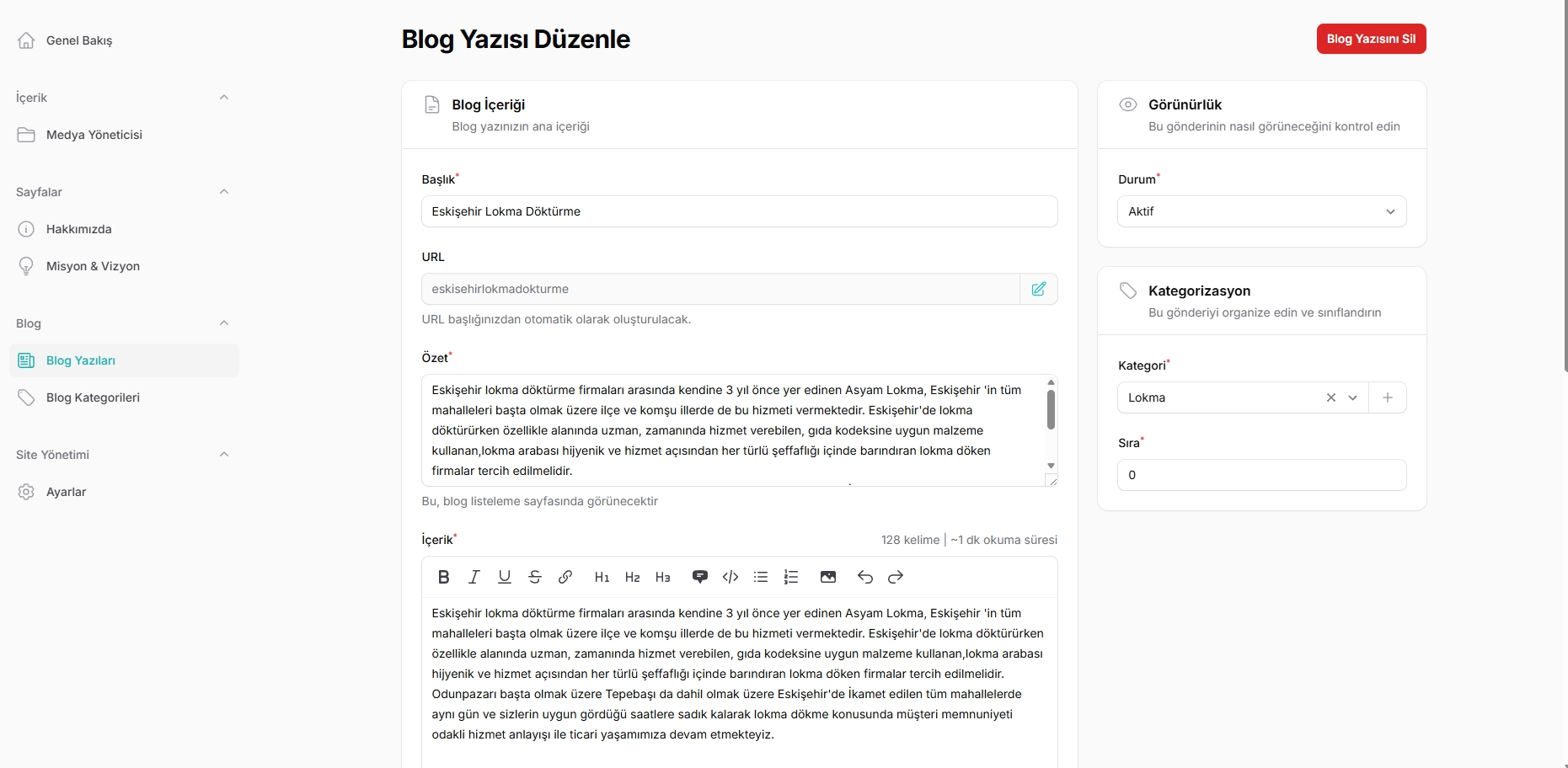 Asyam Lokma — Plate 03