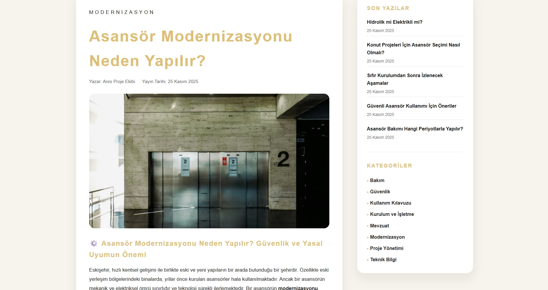 Ares Elevator — Plate 02