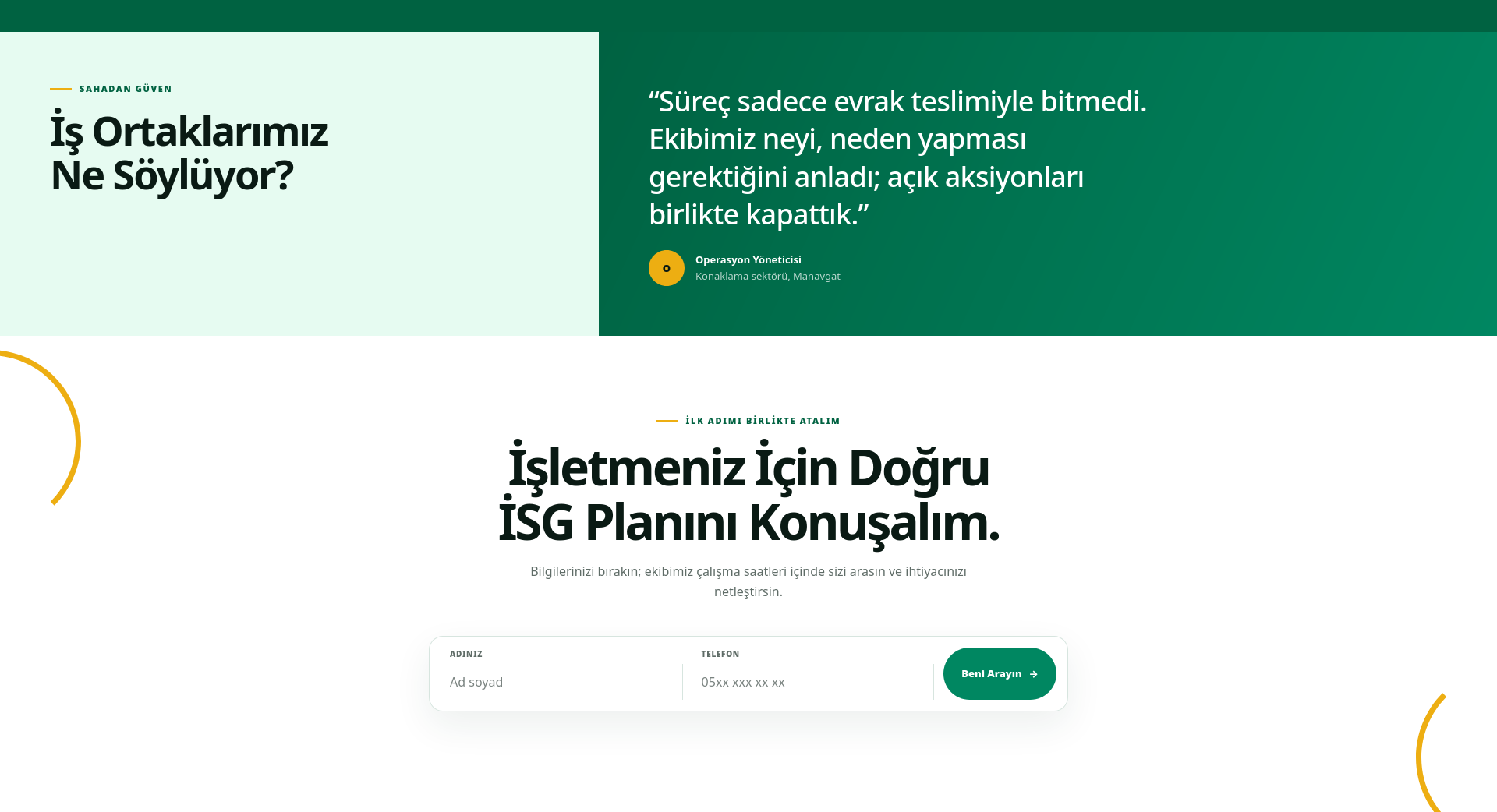 Manavgat Analiz OSGB — Plate 02